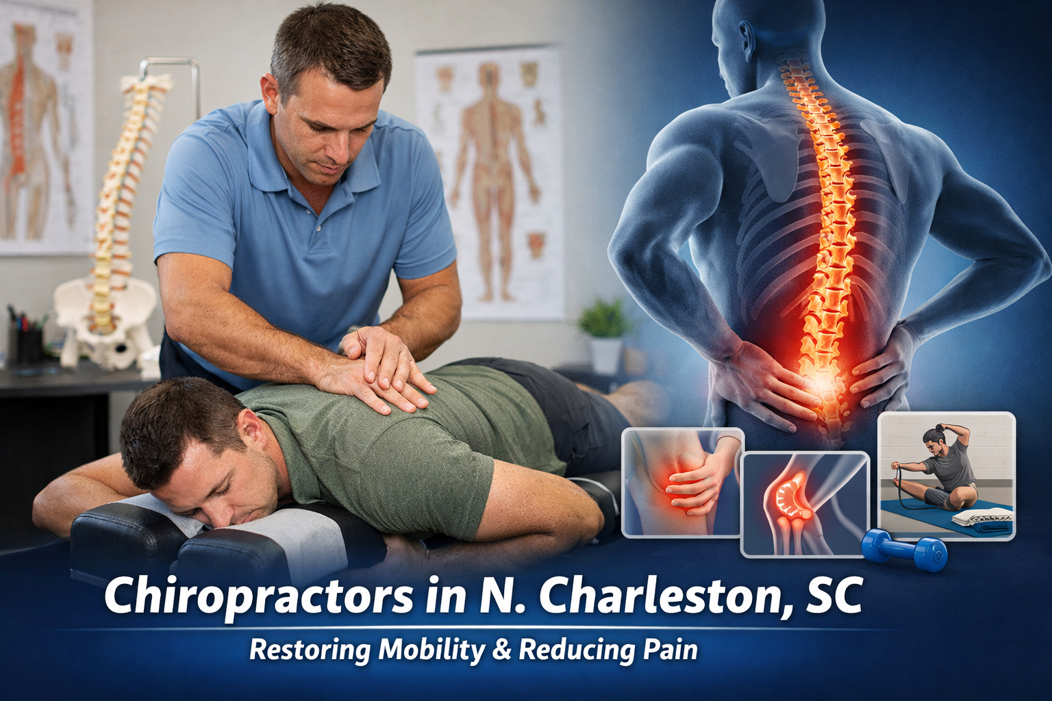 How Chiropractors in N. Charleston SC Help Restore Mobility and Reduce Daily Pain